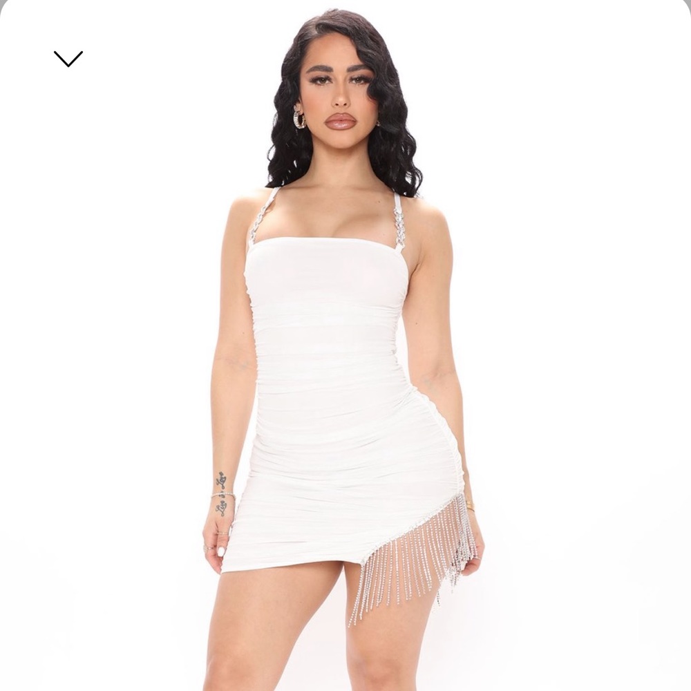 White fashionova dress
